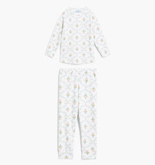 Couturebud The Baby PJ Set - Pastel Trellis