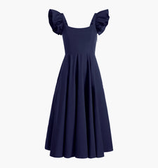 Couturebud The Daphne Dress - Navy Cotton