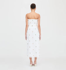 CouturebudThe Delphine Nap Skirt - White Daisy Eyelet
