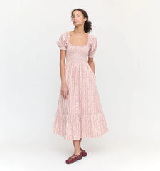 Couturebud The Louisa Nap Dress - Pink Emma Stripe