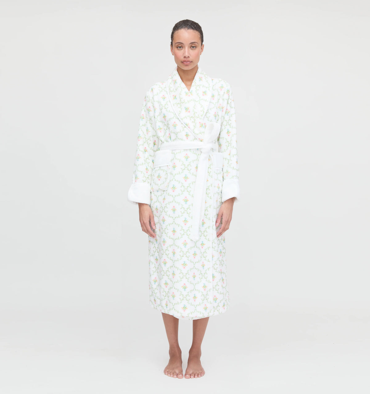 Couturebud The Hotel Robe - Pastel Trellis