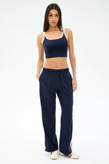 Maxie Rigor Track Pant - Indigo/White