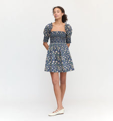 Couturebud The Lila Nap Dress - Navy Bluebonnet