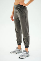 Rhys Velour Jogger - Graphite