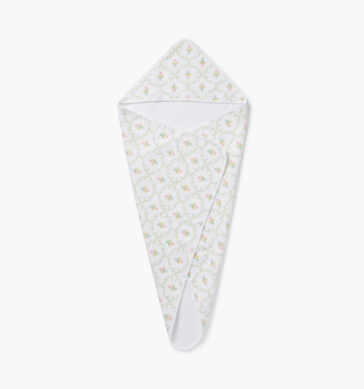 Couturebud Hooded Towel - Pastel Trellis