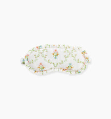 Couturebud The Ruffle Eye Mask - Pastel Trellis