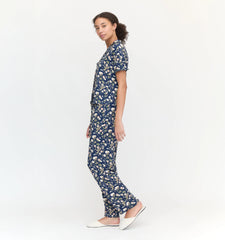 Couturebud The Marina Pajama Set - Navy Bluebonnet