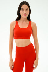 Sprint Rigor Bra - Lotus Red