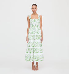 CouturebudThe Kimmy Nap Dress - Green Sweet Peas