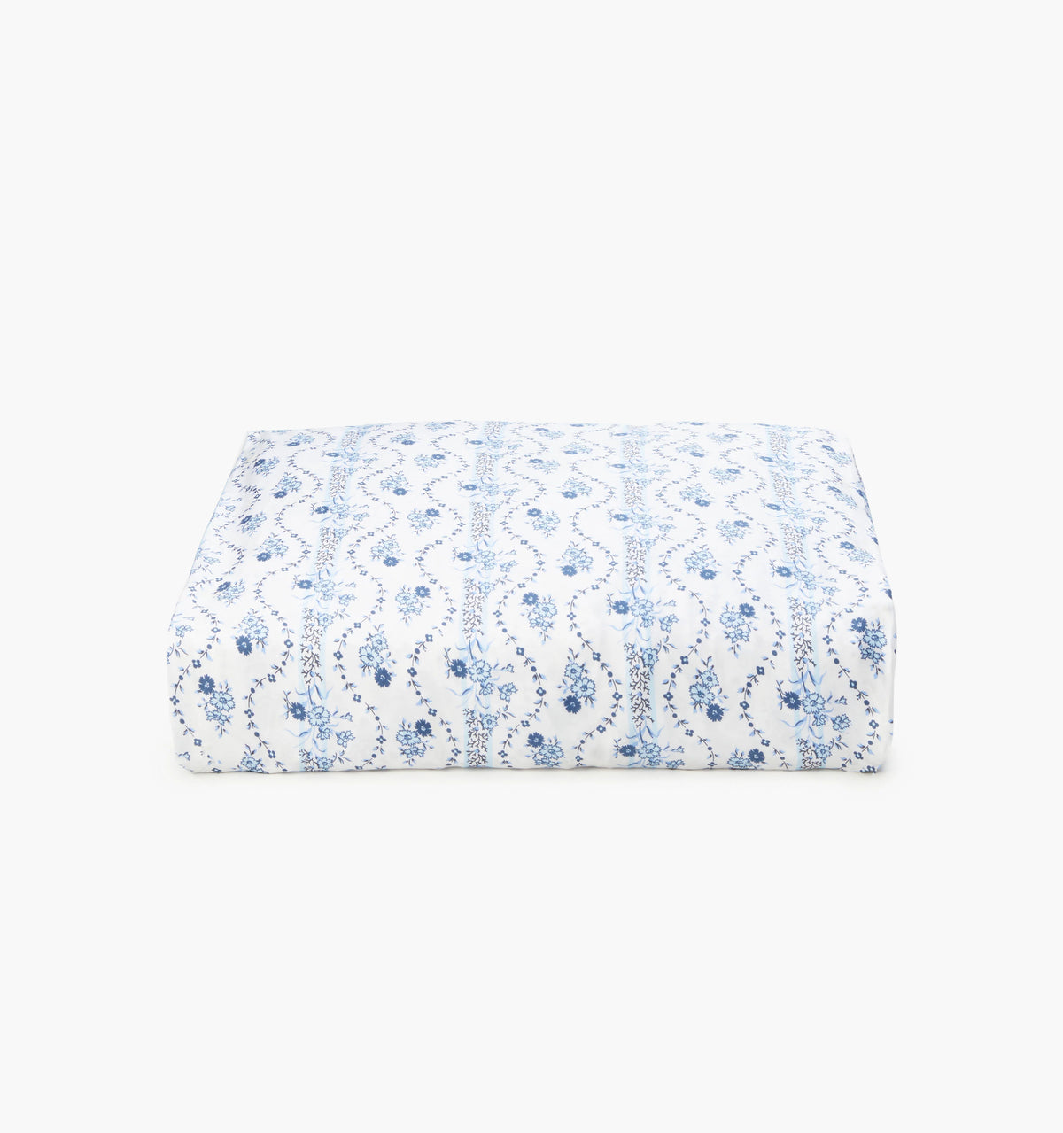 Couturebud The Fitted Sheet - Blue Vine Stripe