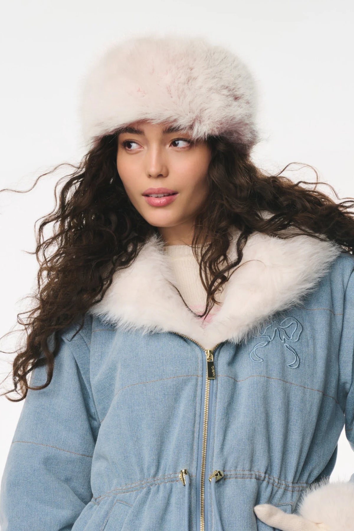 Couturebud x MAX&MOI Bandeau Faux Fur Headband