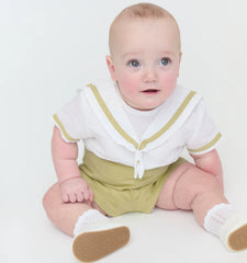 CouturebudThe Hill House x La Coqueta Antonio Baby Boy Set - Pistachio