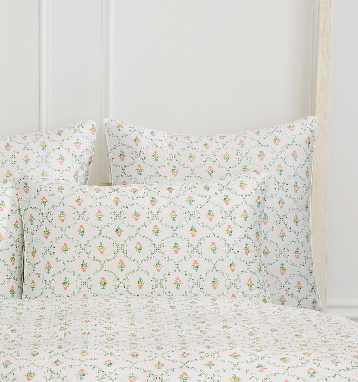 Couturebud The Euro Sham - Pastel Trellis