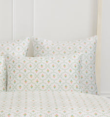 Couturebud The Euro Sham - Pastel Trellis