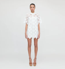 Couturebud The Victoria Dress - White Daisy Crochet