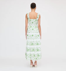 CouturebudThe Kimmy Nap Dress - Green Sweet Peas