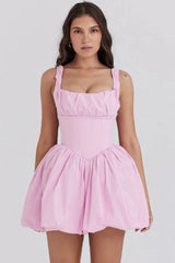 Le Puff Cotton Tulle Mini Dress