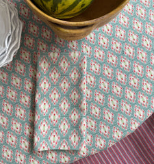 Couturebud The Napkin Set of 4 - Raspberry Ikat