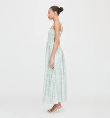 Couturebud The Anita Nap Dress - Green Provence Floral
