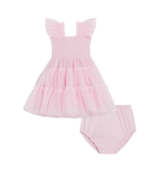 Couturebud The Baby Tulle Ellie Nap Dress - Pink Tulle