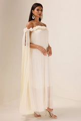 Regina Rosette Detail Maxi Dress