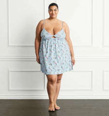 Couturebud The Aurora Sleep Dress - Pond Floral