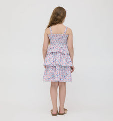 Couturebud The Tiny Darcy Nap Dress - Pink Basketweave Vine