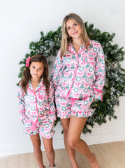 Satin Loungewear Set - Wreath & Wonder