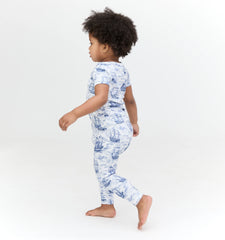 Couturebud The Baby PJ Set - Navy Mariner's Toile