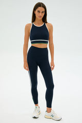 Layla Airweight Bra - Indigo/White