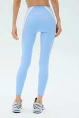 Miles High Waist Rigor 7/8 - Skylight/White