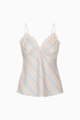 Fox Floral Stripe Top