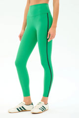 Amber Airweight High Waist 7/8 - Spearmint/Military