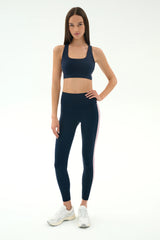 Margot Rigor Legging - Indigo/Blush