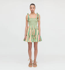 Couturebud The Ribbon Charlotte Nap Dress - Rockhouse Stripe