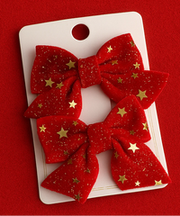 Starlight Noel Hair Bow Set
