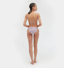 Couturebud The Alessia Bikini - Pink Basketweave Vine