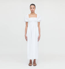Couturebud The Scarlett Nap Dress - White Shadow Stripe
