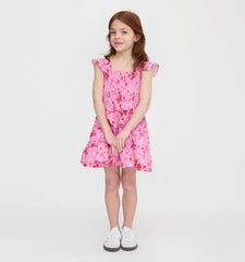Couturebud The Tiny Ellie Nap Dress - Pink Sweet Peas