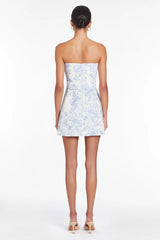 Fae Dress in Toile Brocade