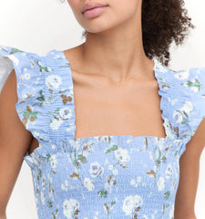 Couturebud The Ellie Nap Dress - Sky Bluebonnet