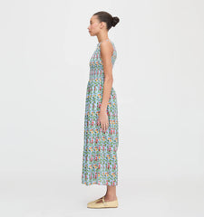 Couturebud The Cosima Nap Dress - Geranium Stripe