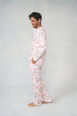 Couturebud x Roller Rabbit Mens Merry Monkey Beaux Spencer Pajamas