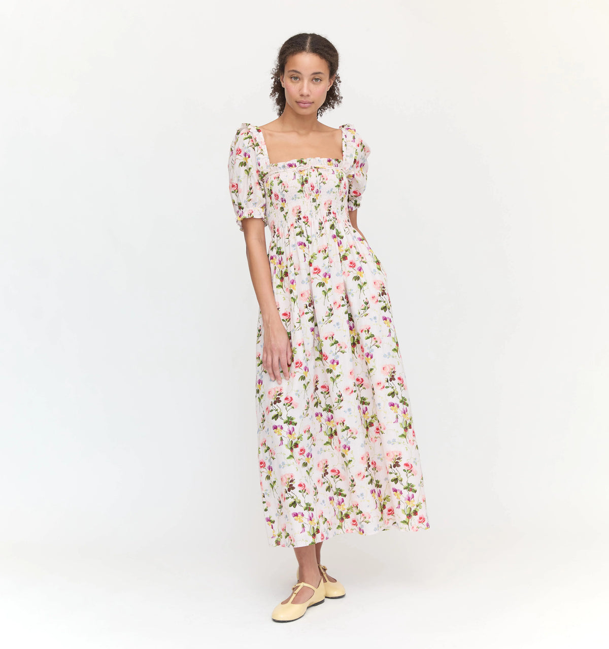 Couturebud The Scarlett Nap Dress - Pink Bluebonnet