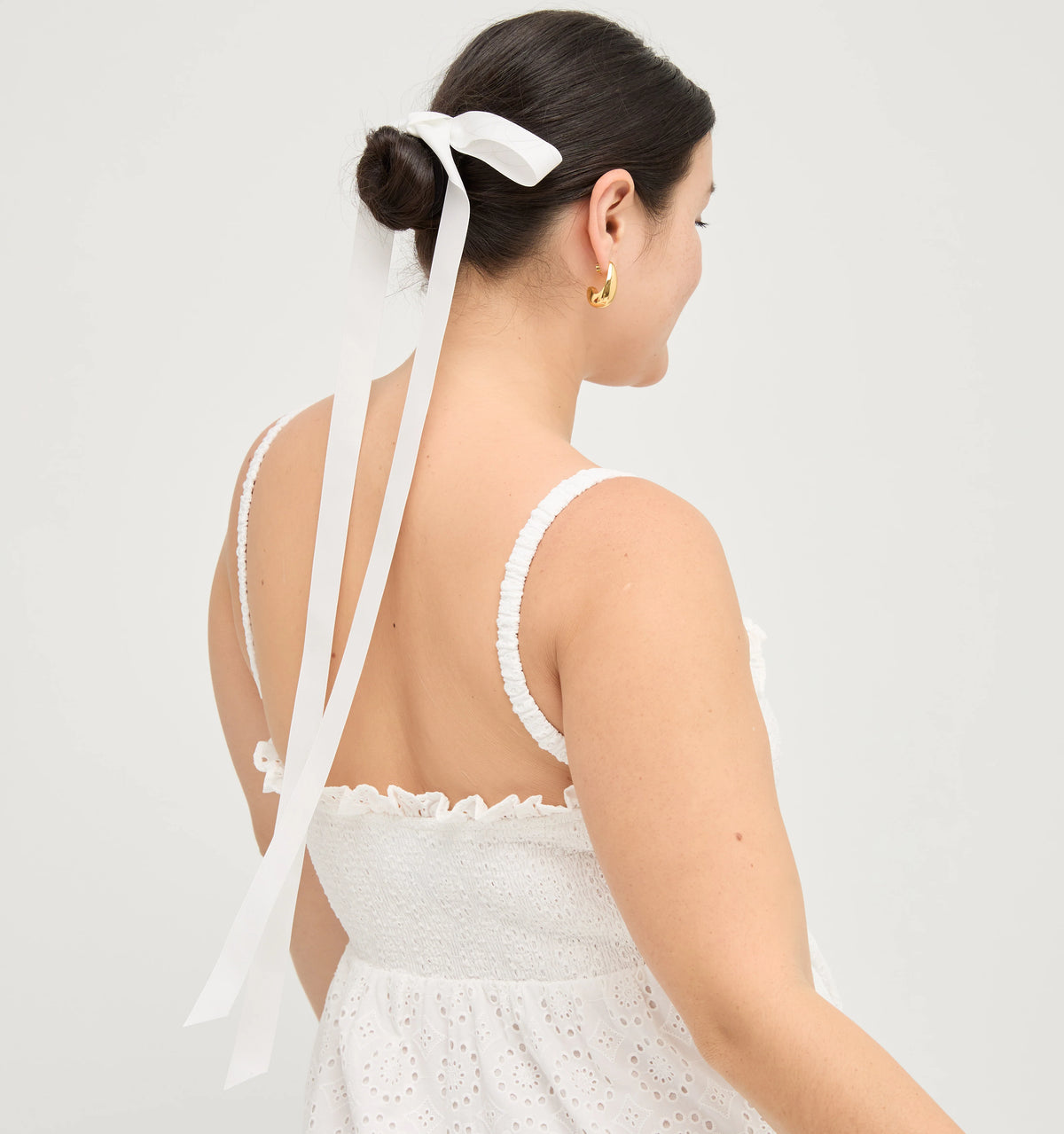 Couturebud The Ashley Bow - White