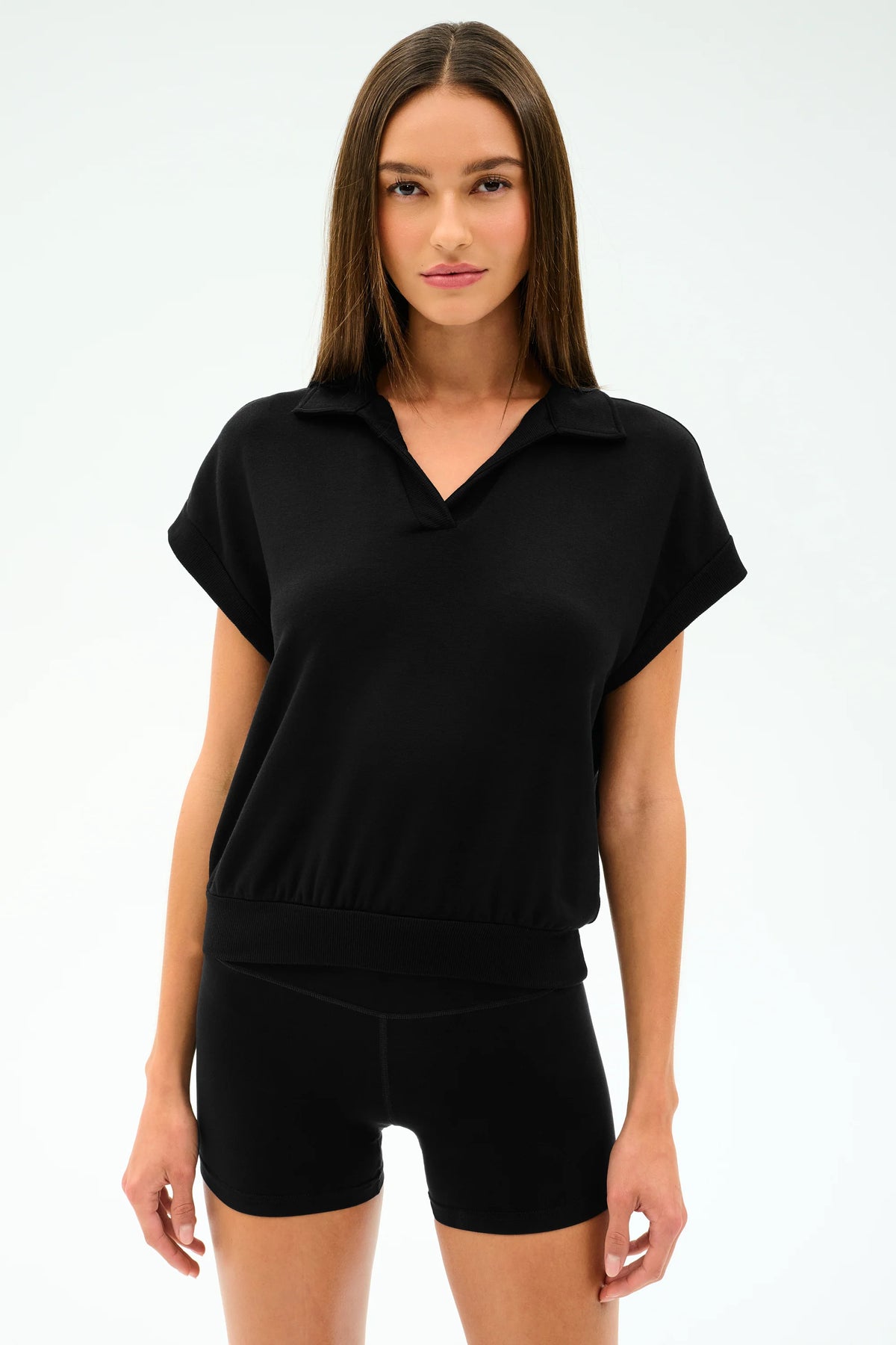 Evie Fleece Sleeveless Polo