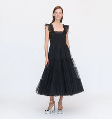 Couturebud The Tulle Ellie Nap Dress - Black Tulle