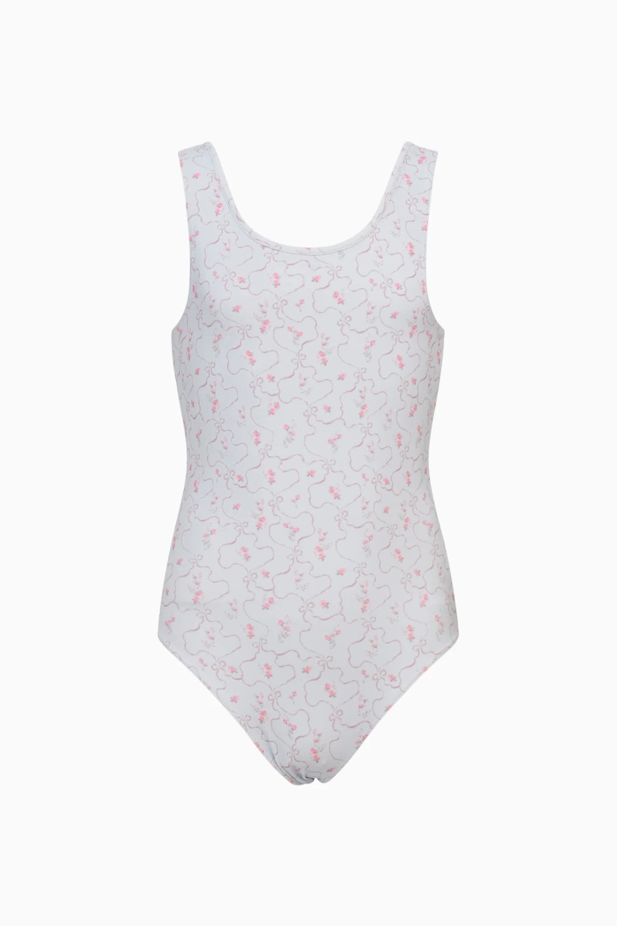 Girls Aldora Blue Floral Swimsuit