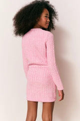 Girls Rubina Cotton Knit Skirt