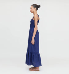 Couturebud The Anjuli Nap Dress - Navy Cotton
